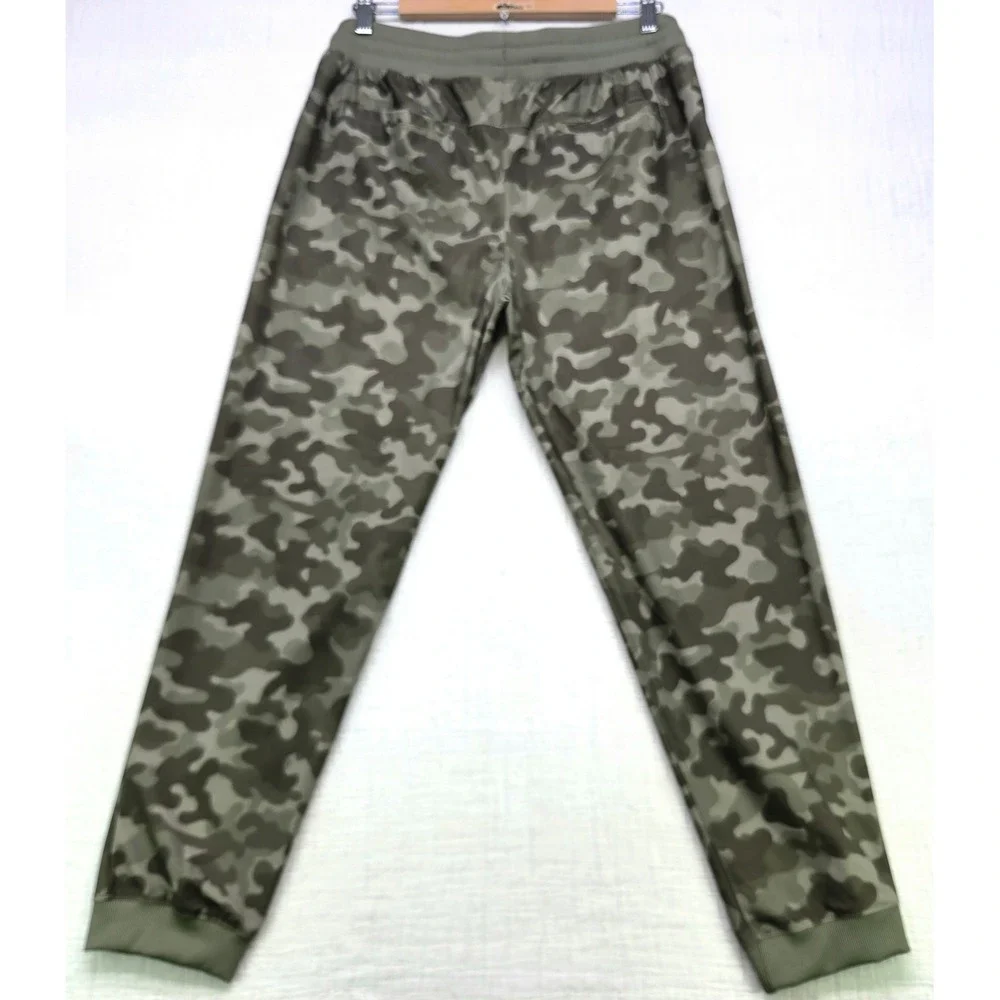 Wonder Nation Boys Camouflage Jogger Pants Green XL 14-16 Husky Camo Drawstring